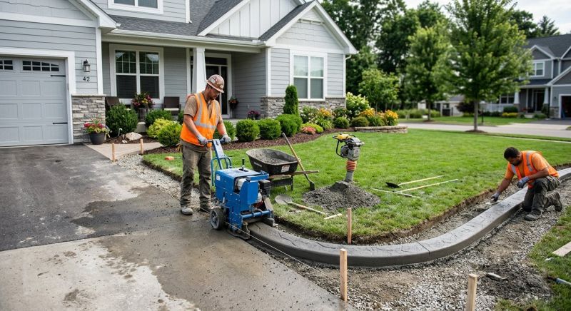Concrete Curbing Installation in Honolulu, HI